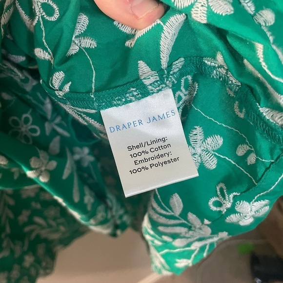 NWT Draper James|| Terrie Tie Back mini Dress in Embroidered Floral.Size 1X.Boho - Picture 11 of 11